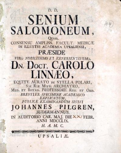 Senium Salomoneum, ... cover