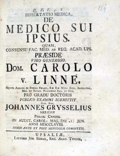 ... de Medico sui ipsius, ... cover