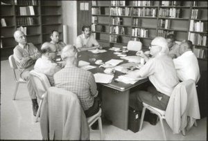 PHOTO WITHOUT IDENTIFIED INDIVIDUALS - NSF Systematic Biology Panel, Duke University, Durham, North Carolina, ca. 1971-1972