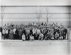 PHOTO WITHOUT IDENTIFIED INDIVIDUALS -American Association of Stratigraphic Palynologists (AASP), meeting or convention? Houston, Texas, 1975,
