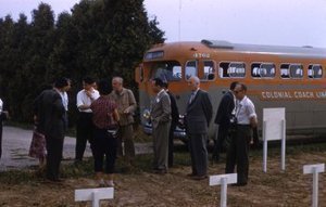PHOTO WITHOUT IDENTIFIED INDIVIDUALS - International Genetic Congress Tour at Vineland, Ontario. Aug 30, 1958