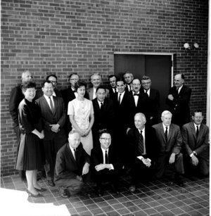 PHOTO WITHOUT IDENTIFIED INDIVIDUALS - National Science Foundation – BMS Div. Committee, Cold Springs Harbor. April 1963