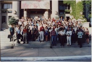 PHOTO WITHOUT IDENTIFIED INDIVIDUALS - Neotropical Montane Forests Symposium, New York Botanical Garden, 1993