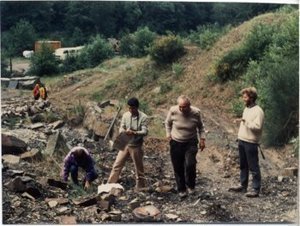 PHOTO WITHOUT IDENTIFIED INDIVIDUALS - Third International Senckenberg Symposium in Paleobotany, Frankfurt au Main, May 27-June2, 1990 in honor of Richard Krausel