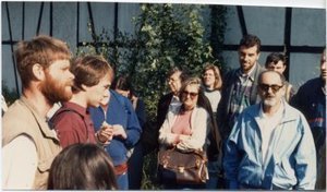 PHOTO WITHOUT IDENTIFIED INDIVIDUALS - Third International Senckenberg Symposium in Paleobotany, Frankfurt au Main, May 27-June 2, 1990 in honor of Richard Krausel