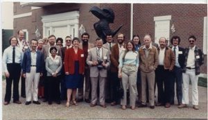 PHOTO WITHOUT IDENTIFIED INDIVIDUALS - Mid-Continent Paleobotanical Colloquium, Lawrence, Kansas, 1981