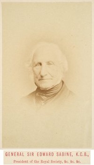 Sabine, Edward Sir