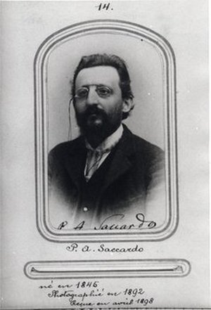 Saccardo, Pietro Andrea